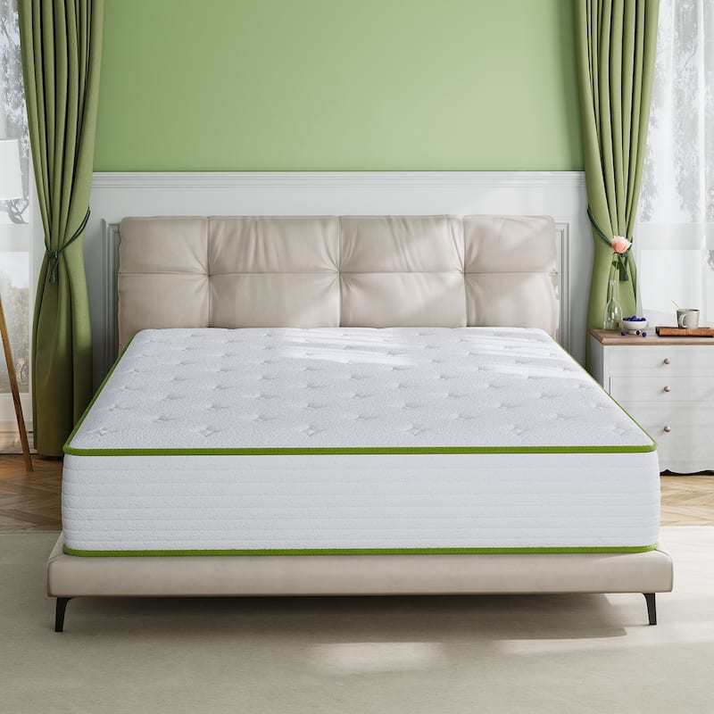 SweDrea Medium Pillow Top 10 in.Motion Isolation Mattress with CertiPUR-US, SGS and OEKO-TEX
