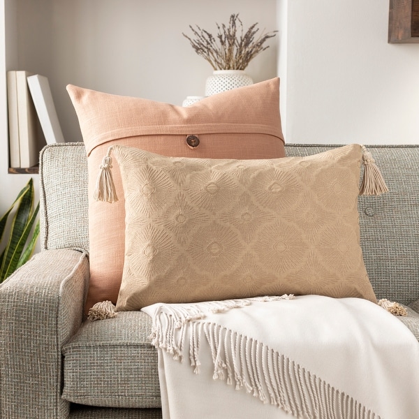 Pottery barn tassel pillow online