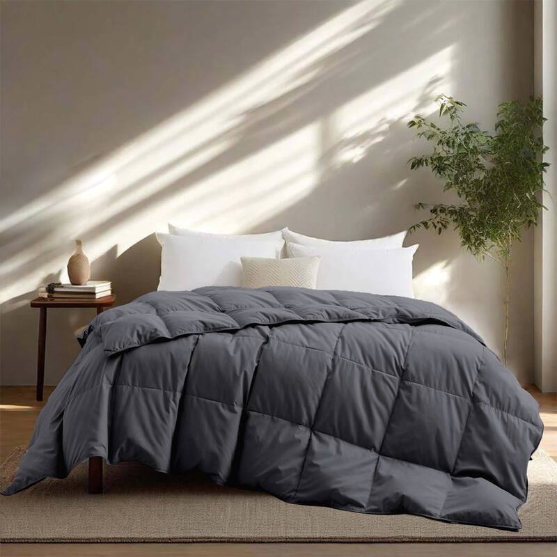 Lightweight Premium White Goose Down Comforter Duvet Insert for Summer