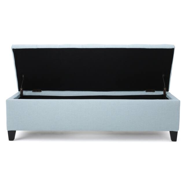 Ottilie Button-tufted Storage Ottoman Bench by Christopher Knight Home