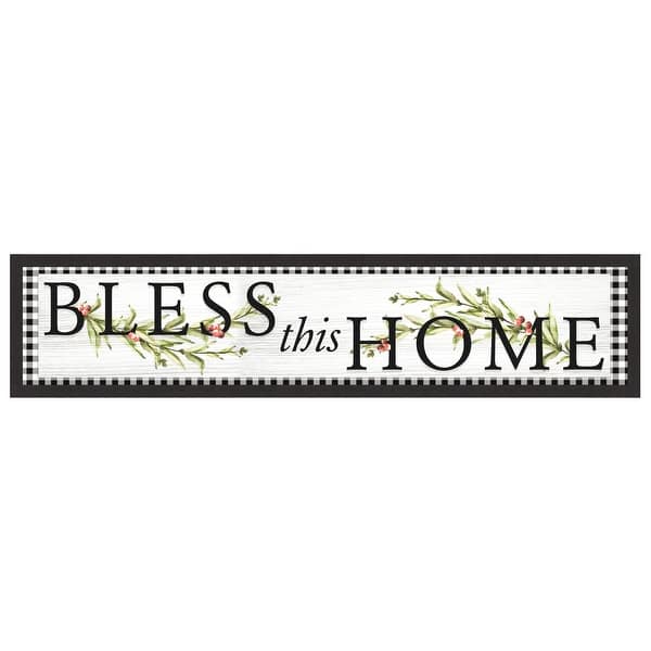 slide 2 of 5, RoomMates Black & Green Bless This Home Country Quote Wall Decals