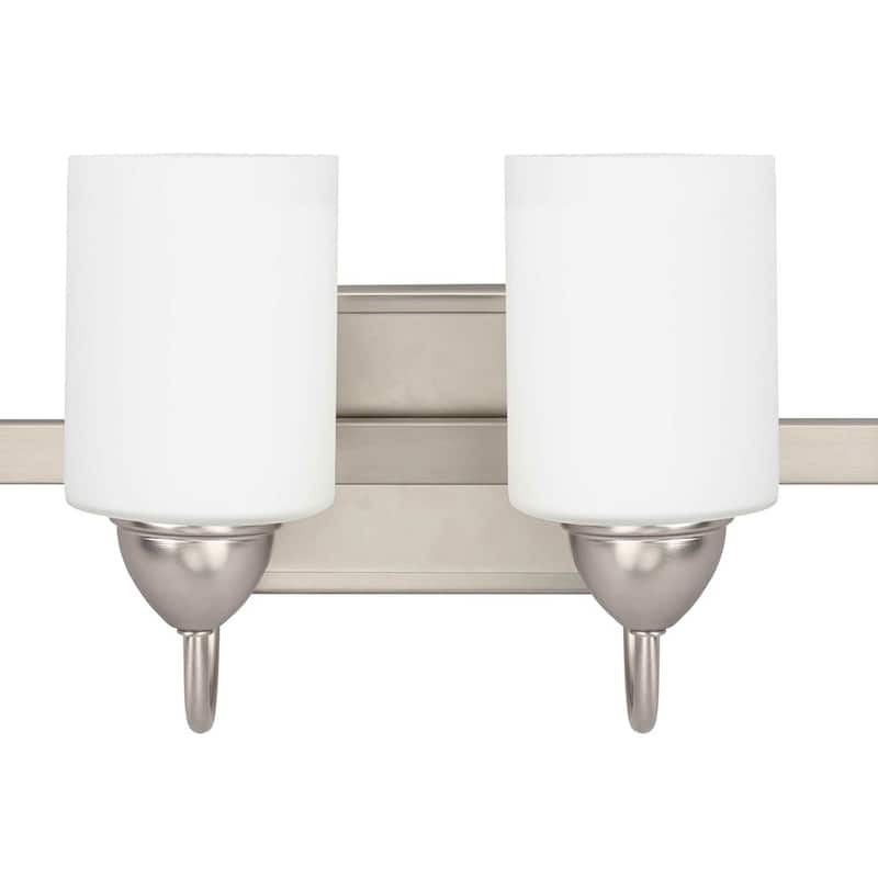 Janel 6 in. 4-Light Brushed Nickel Vanity Light