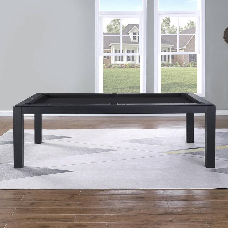Ashmont Slate Pool Table with Dining Top - White