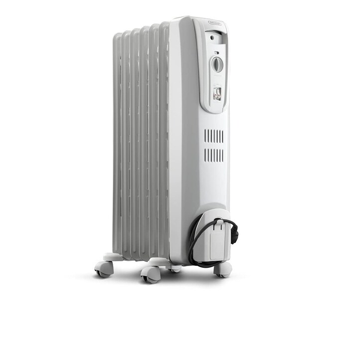 1500W Oil Filled Radiator Space Heater - Quiet, Portable Electric ...