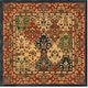 preview thumbnail 51 of 50, SAFAVIEH Handmade Heritage Lyra Traditional Oriental Wool Rug 6' Square - Beige/Burgundy - Square