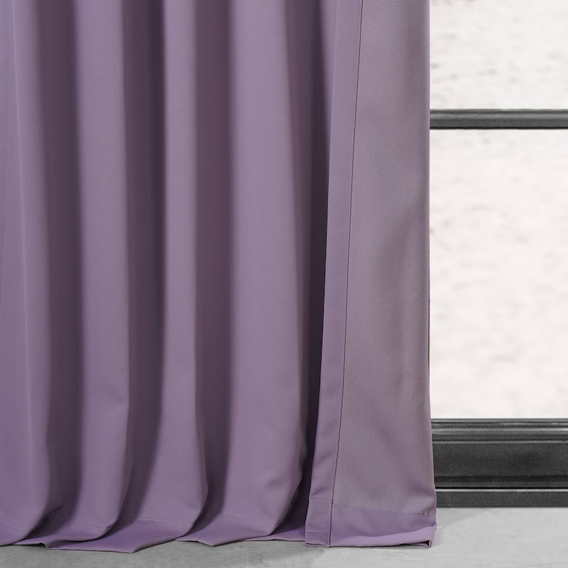 Exclusive Fabrics Performance Woven Blackout Curtain Pair (2 Panels)