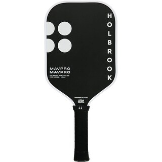 Holbrook Mav Pro 2.0, T700 3K Carbon Fiber Pickleball Paddle, Black