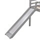 preview thumbnail 40 of 40, Modern and Playful Design Wood Loft Bed with Slide, Ladder and Chalkboard, Twin size