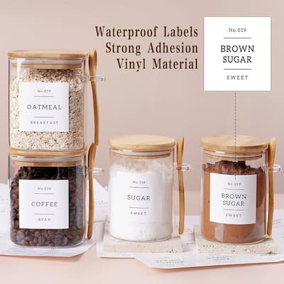 Glass Jars with Bamboo Lid