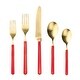 preview thumbnail 4 of 33, Mepra Fantasia Ice Gold Flatware Set
