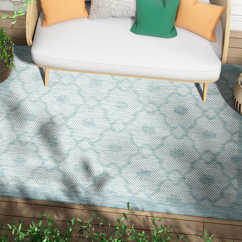 Well Woven Medusa Sol Indoor Outdoor Area Rug