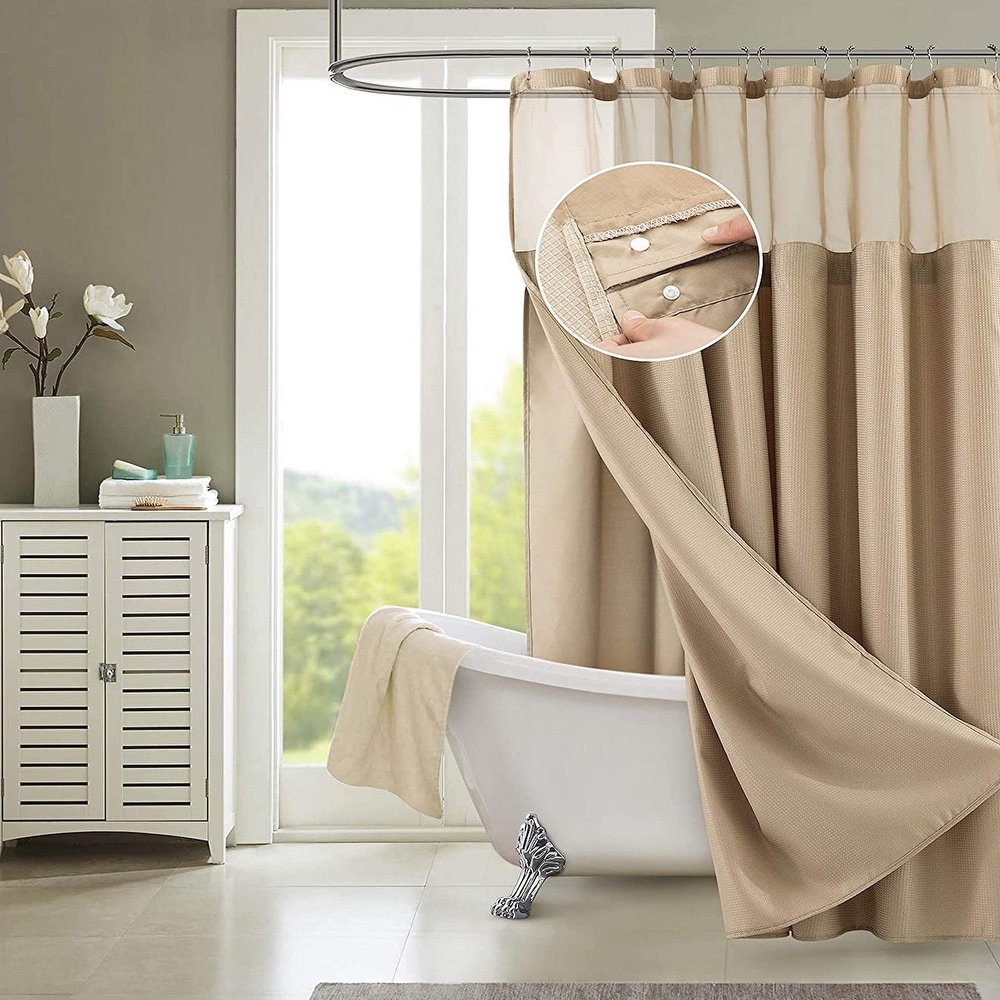Brown 70 x 72 Top Rated Shower Curtains and Accessories - Bed Bath & Beyond