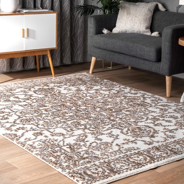 slide 2 of 24, Nuloom Transitional Vintage Lavish Mayen Medallion Area Rug