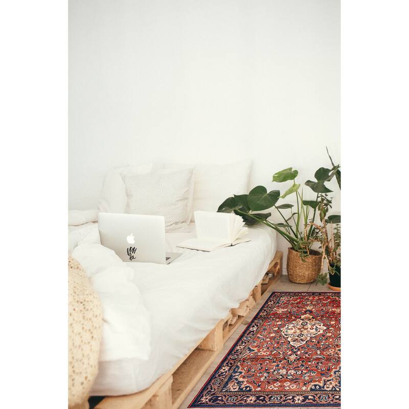 ECARPETGALLERY Hand-knotted Andelz Dark Copper Wool Rug - 4'3 x 8'3