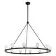 preview thumbnail 2 of 5, Aragon 12 Light Matte Black Chandelier