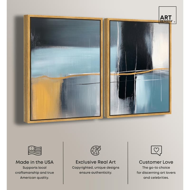 Still Cadence Canvas Set of 2 by Art Remedy