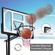 preview thumbnail 2 of 10, Moasis 8-10FT/4-10FT Adjustable Basketball Hoop with Base Wheel Stand