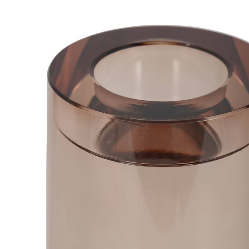 Candle Holder - Crystal Modern Cylinder Taper