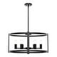 preview thumbnail 6 of 12, Hunter Astwood 26" 6 Light Chandelier, Dining Room, Kitchen, Cage - Art-Deco, Transitional, Contemporary