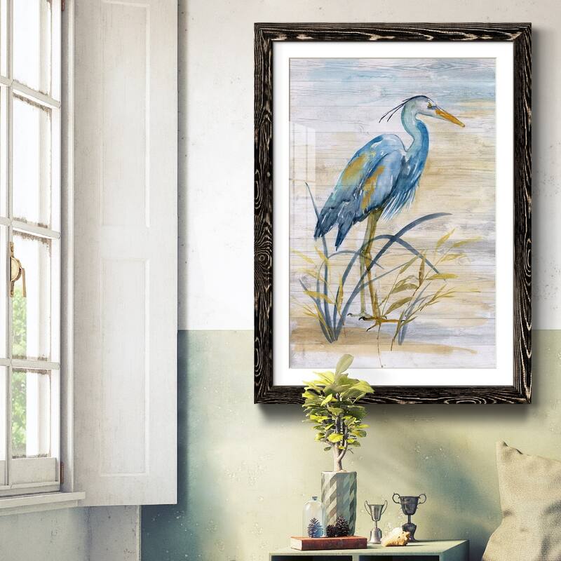 Blue Heron I-Premium Framed Print - Ready to Hang