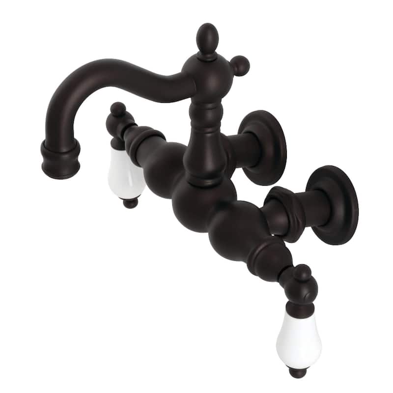 Kingston Brass Heritage Wall Mounted Clawfoot Tub Filler - Oil Rubbed Bronze