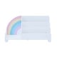 preview thumbnail 9 of 8, Fantasy Fields - Rainbow Wooden Display Bookcase - White - 33.5"W x 11.5"L x 17.75"H