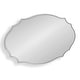 preview thumbnail 56 of 70, Kate and Laurel Leanna Scalloped Oval Wall Mirror 24x36 - Silver