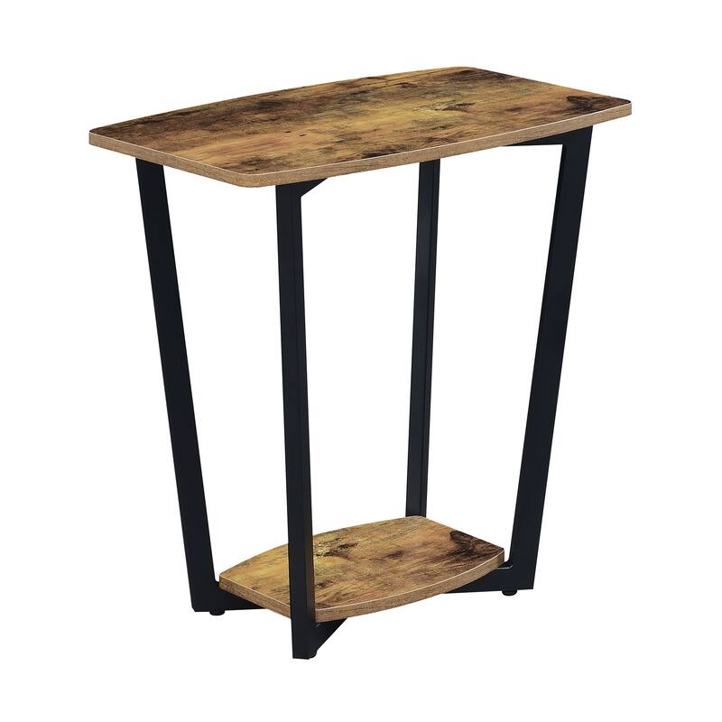 Convenience Concepts Graystone Chairside End Table with Shelf