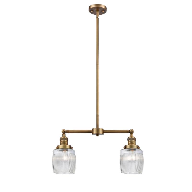 Innovations Lighting Colton 2 Light 22" Wide Linear Chandelier