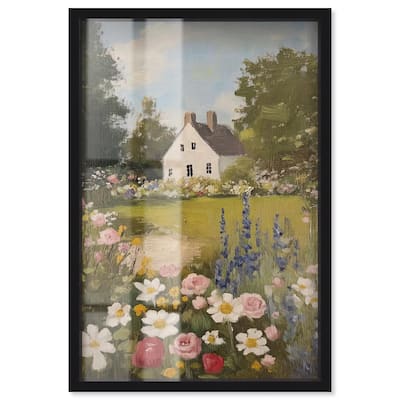 Floral Farmhouse I Shadowbox by Art Remedy