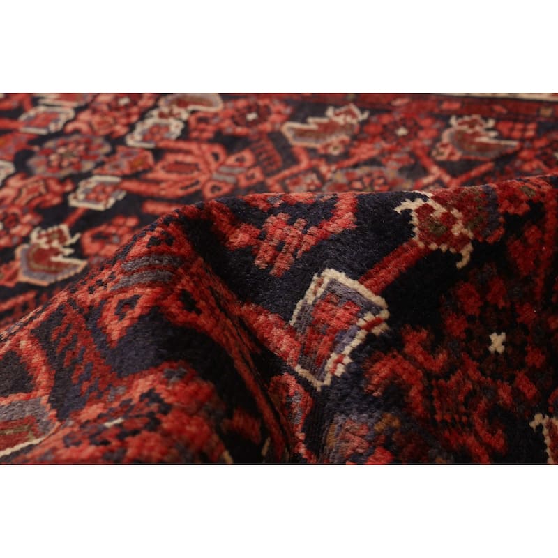 ECARPETGALLERY Hand-knotted Andelz Navy Wool Rug - 3'7 x 13'2