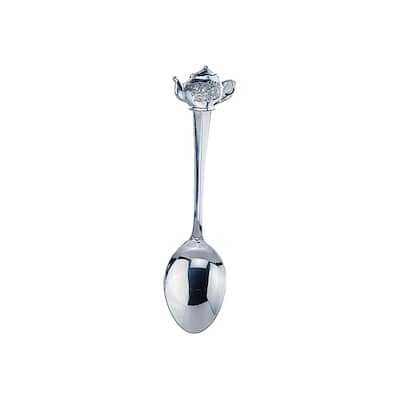 Fino Demi Spoon Set, Teapot Design, Stainless Steel, Set of 12
