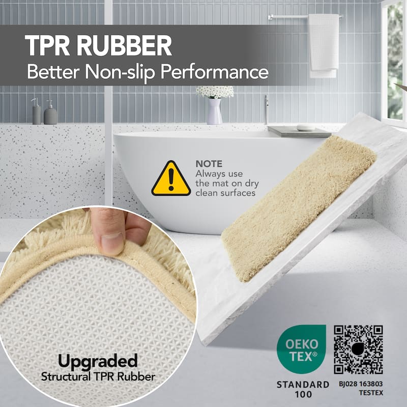 Deconovo Super Absorbent & Thick Bath Mat Rugs (1 PC)