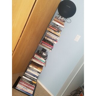 Porch & Den Denargo Black Spine Tower Shelf