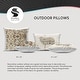 preview thumbnail 4 of 4, Stupell Global Travel Ornaments Printed Outdoor Throw Pillow Design by Krissy Mast