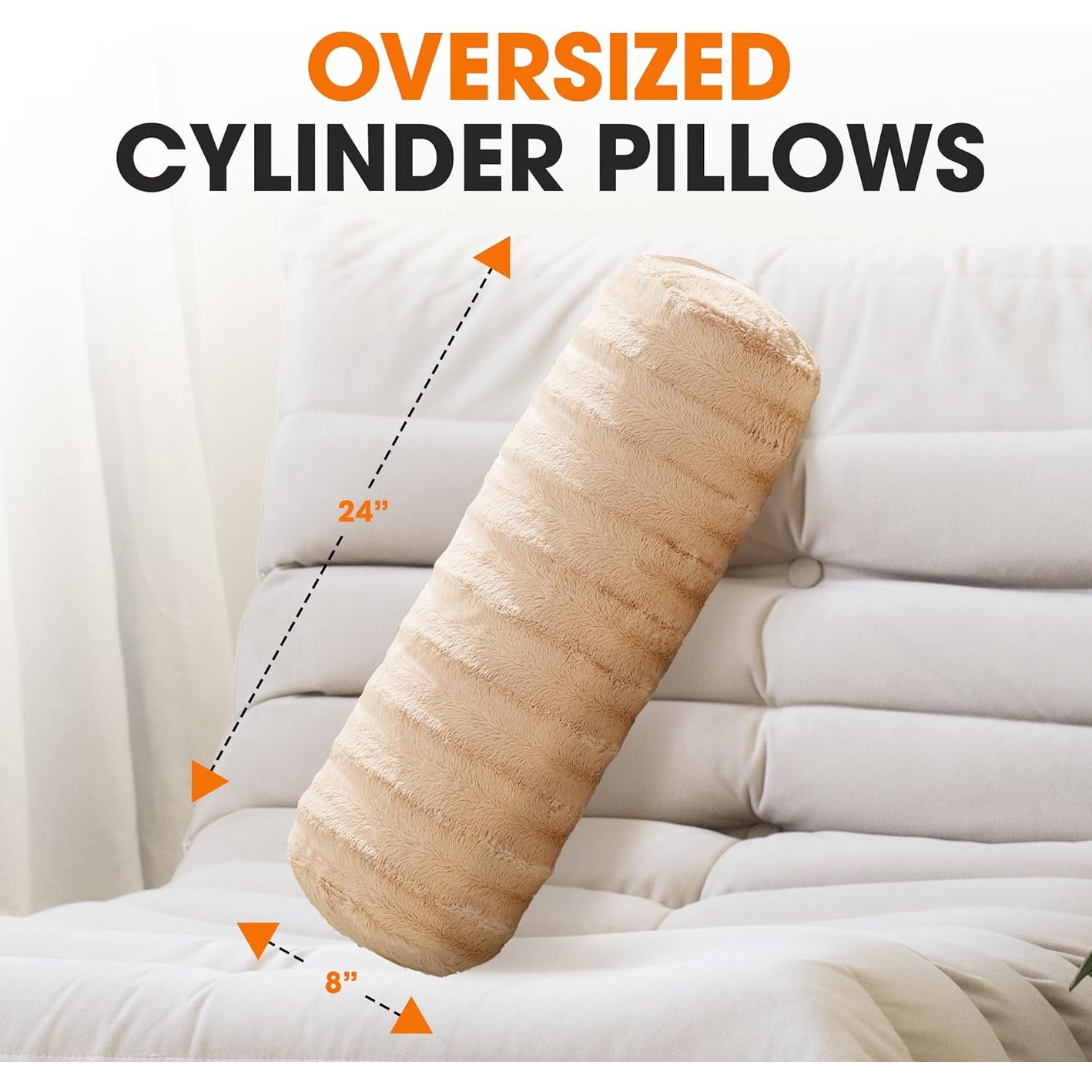 Decorative sales roll pillows