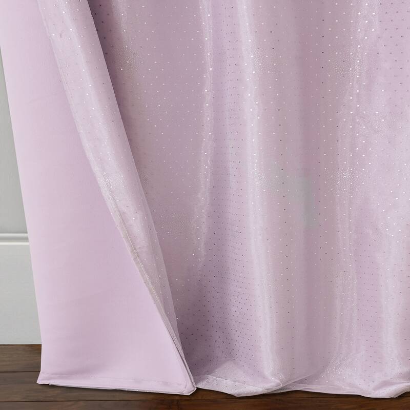 Elrene Aurora Kids Room Darkening Layered Sheer Curtain