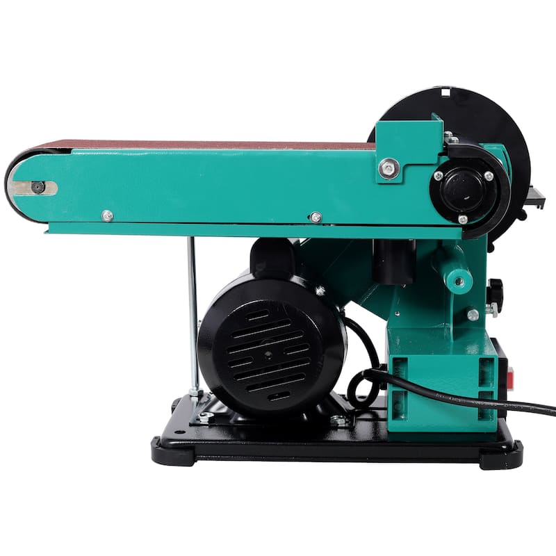 Anmytek 4" x 36" Belt Sander 6" Disc Polisher Grinder 120V UL Certified Green