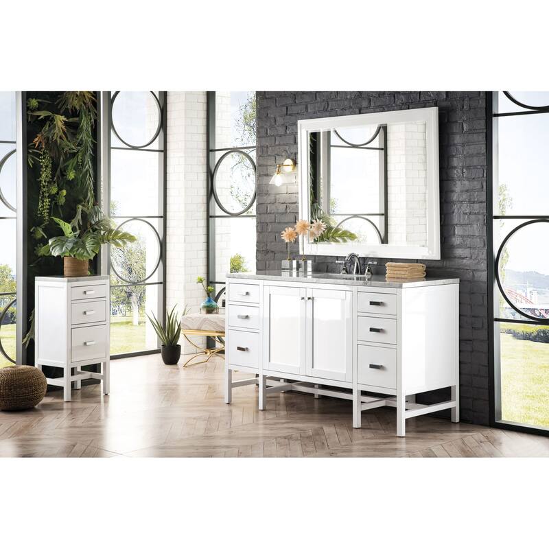 James Martin Vanities Addison 60" Single Basin Hardwood Vanity Set