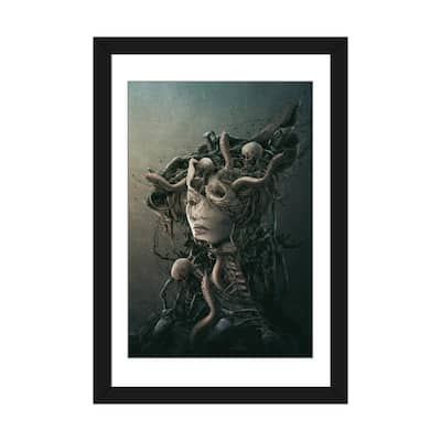 iCanvas "Skull Queen XVI" by Riza Peker
