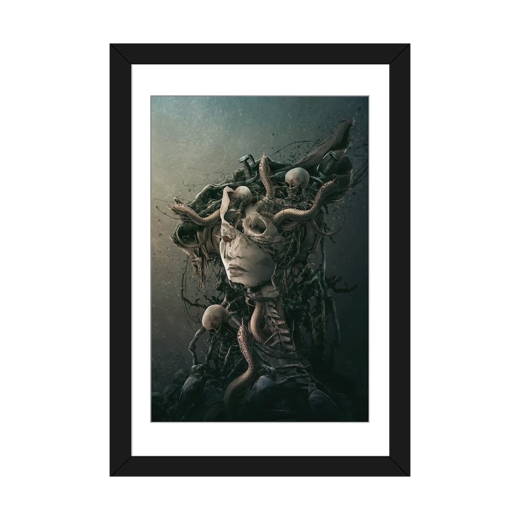 iCanvas "Skull Queen XVI" by Riza Peker