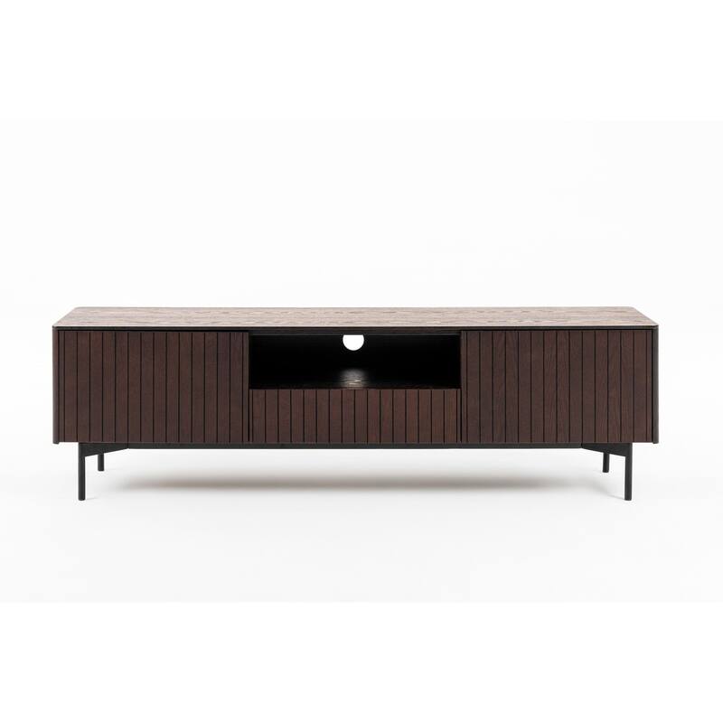 Modrest Calhoun Modern Smoked Ash TV Stand
