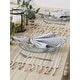 preview thumbnail 2 of 18, DII Natural Tonal Stripe With Fringe Placemat (Set of 6)
