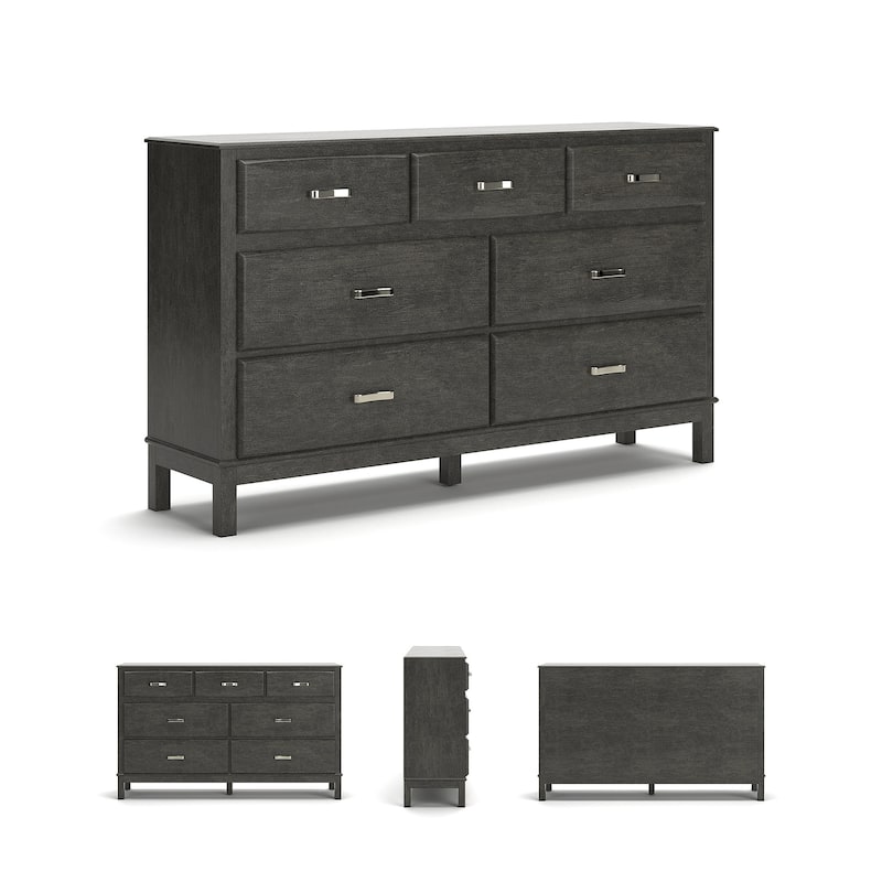 Signature Design By Ashley Caitbrook Weathered Gray 7-Drawer Dresser