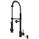 preview thumbnail 22 of 76, VIGO Zurich 27" H Single Handle Pull-Down Sprayer Kitchen Faucet