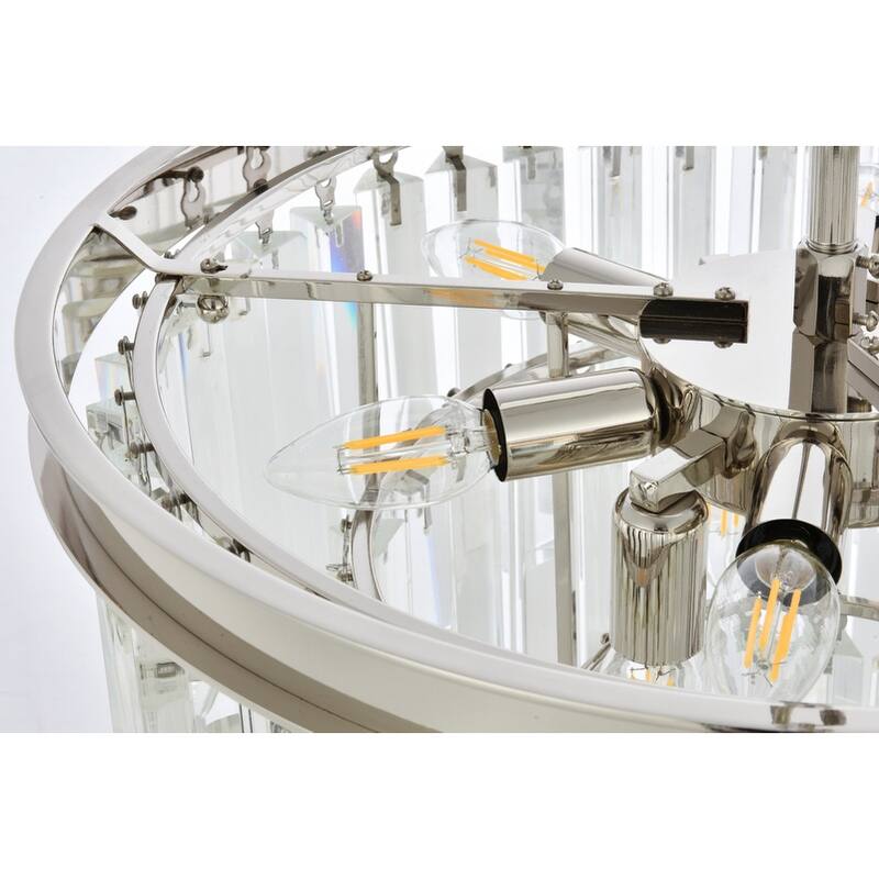 Bombay? Perth Collection Grand Crystal Pendant Lamp