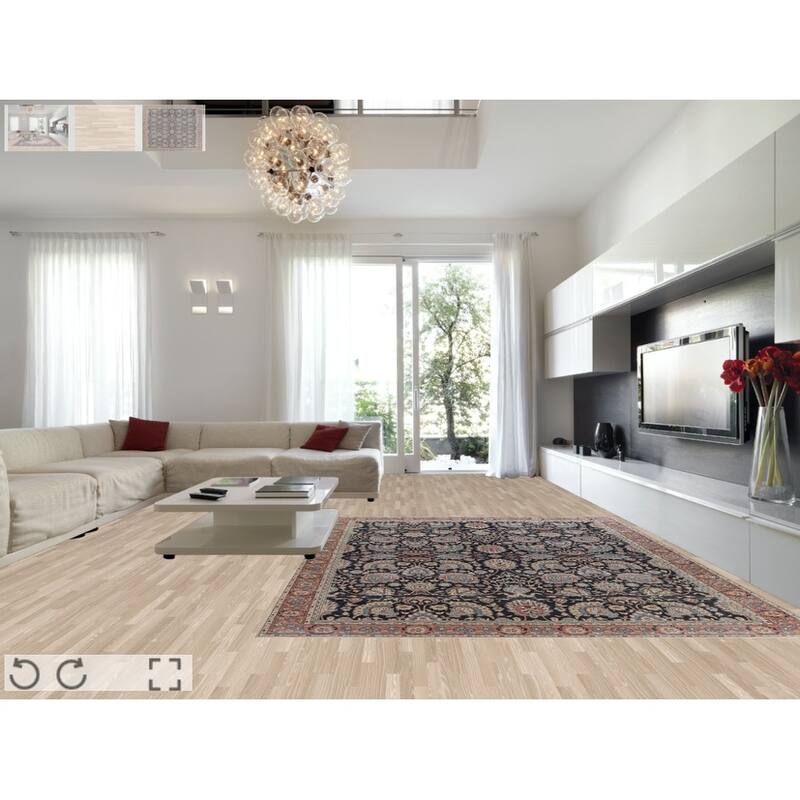 Floral Sultanabad Ziegler Turkish Oriental Area Rug Wool Hand-knotted - 9'9" x 13'0"