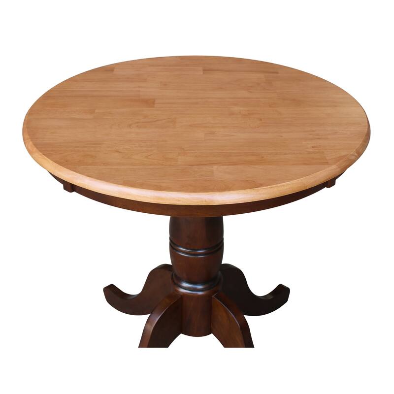 International Concepts 30-inch Round Pedestal Table