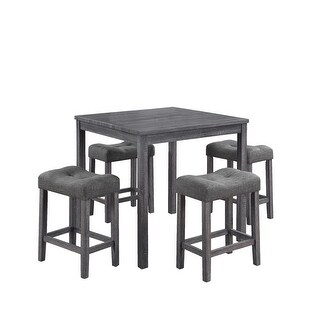 5pc Counter Height 36" Pub Table Set with Stools - Bed Bath & Beyond ...