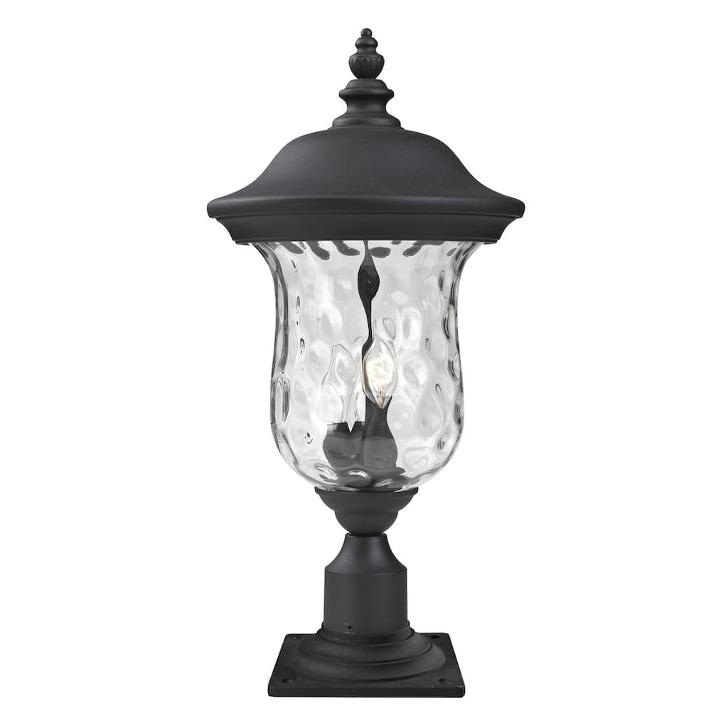 Bellevue ZPL54629 Eumenes 3 Light 12" Tall Pier Mount Post Light